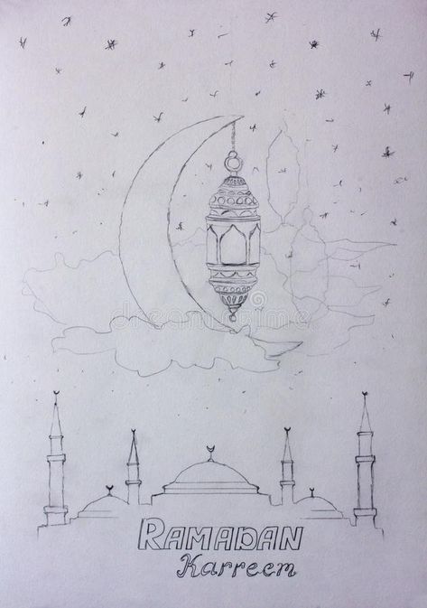 Pencil sketch hand draw Ramadan kareem background, illustration with arabic lant , #Aff, #Ramadan, #kareem, #background, #draw, #Pencil #ad Ramdan Kareem Drawing, Ramadan Kareem Drawing Art, Drawing For Ramadan, Ramadan Canvas Painting Ideas, Ramadan Kareem Painting, Ramadan Drawing Ideas Easy, Ramadan Illustration Art, Ramadan Kareem Drawing, Ramadan Sketch