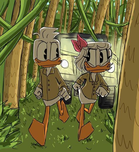 Dewey And Webby Fanart, Webby X Dewey Fanart, Webby And Dewey, Webby Fanart, Dewey X Webby, Ducktales Fanart, Disney Xd Cartoons, Fictional Couples, Cartoon Couples