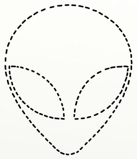 Punch Needle Outline, Alien Outline, Alien Embroidery, Alien Crafts, Easter Embroidery Patterns, Alien Patterns, Alien Party, Alien Aesthetic, Magic Day