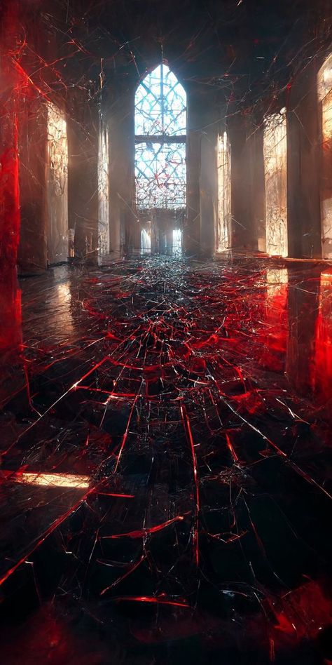 Underworld Fantasy Art, Avernus Aesthetic, Underworld Background, Dark Fantasy Background, Underworld Art, Dark Fantasy Landscape, Art Bizarre, Red Gothic, Gothic Fantasy Art