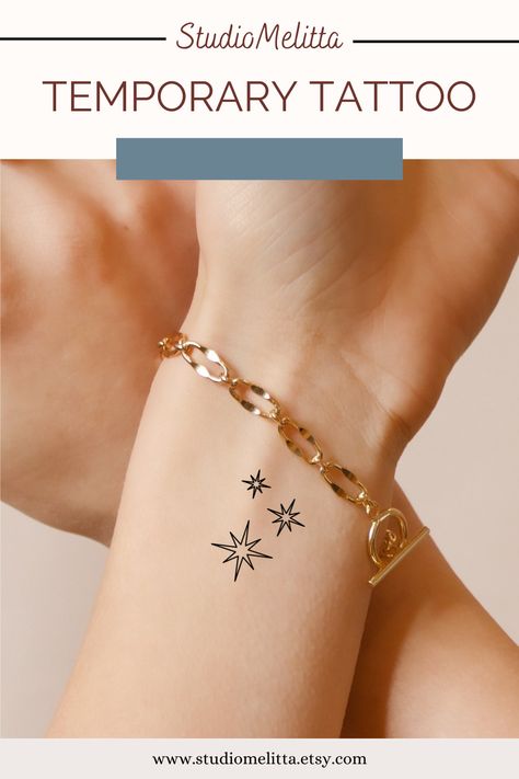 Temporary Tattoo Sparkle, Stardust, (Set of 6) Tattoo Sparkle, Tiny Wrist Tattoos, Custom Temporary Tattoos, Wrist Tattoos, Tattoo Shop, Temporary Tattoo, Inspirational Women, Stardust, Small Tattoos