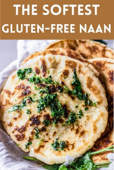 This gluten-free naan bread is everything a good naan bread should be. Soft, tender and chewy. Plus low FODMAP, easy on the stomach and very simple to make. Gluten Free Naan Bread, Gluten Free Naan, Flat Breads, Sans Gluten Sans Lactose, Free Stories, Homemade Gluten Free, Naan Bread, Gluten Free Eating, Gluten Free Dinner