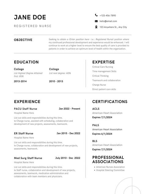 Resume Template Resume For Hospital Job, Building A Resume, Resume For 1st Job, Resume Aesthetic, Marketing Resume Examples, Job Application Cover Letter, Work Resume, Ats Resume, Application Cover Letter