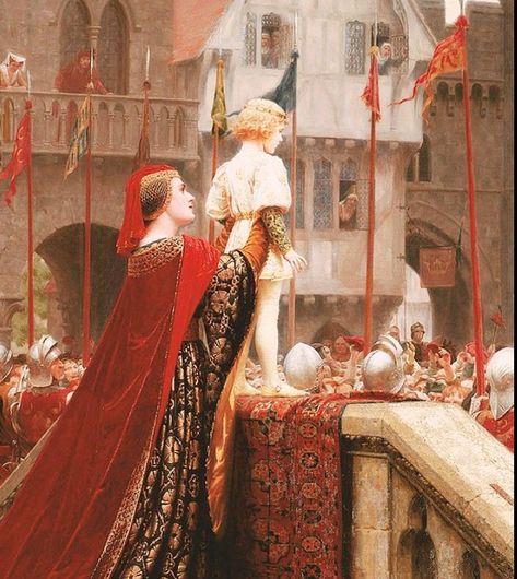 Edmund Blair Leighton, Royal Throne, Istoria Artei, Medieval Tapestry, Secondary Colors, Historical Painting, Tapestry Wall Art, Cream Yellow, Medieval Clothing