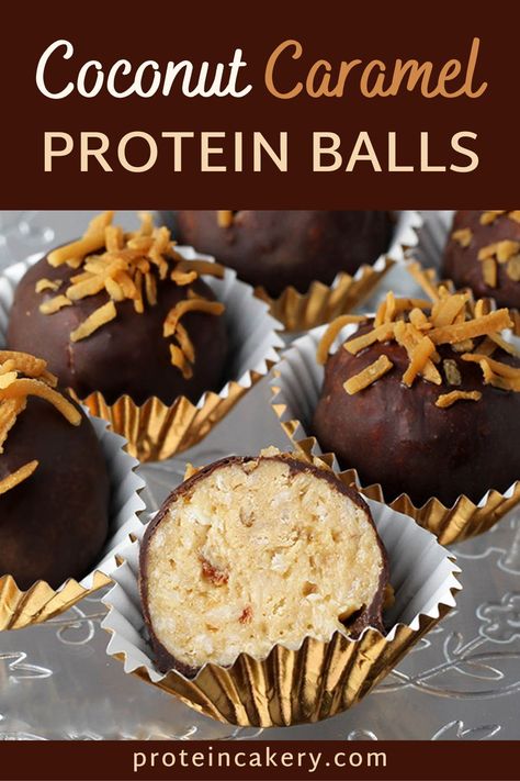 Bariatric Treats, Easy Protein Powder Recipes, Gluten Free Truffles, Lactose Free Desserts, Easy Protein Snacks, Protein Snacks Recipes, Protein Truffles, Protein Vegetarian, High Protein Snack