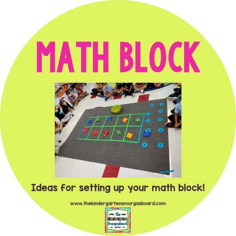 Balanced Math, Shape Sorting Activities, Small Group Math, Kindergarten Smorgasboard, Math Blocks, Calendar Time, Differentiated Instruction, Math Review, Mental Math