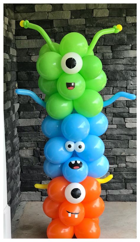 Boo Monsters Inc Party Ideas, Monsters Inc Decorations, Buu Monster Inc, Monsters Inc Halloween, Monster Balloons, Monster Co, Little Monster Party, Monster 1st Birthdays, Monster Inc Birthday