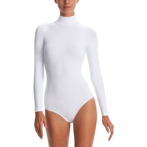 Turtleneck Leotard, Leotard Outfit, White Leotard, White Spandex, Vampire Weekend, Turtleneck Bodysuit, White Turtleneck, Swim Suits, Black Turtleneck