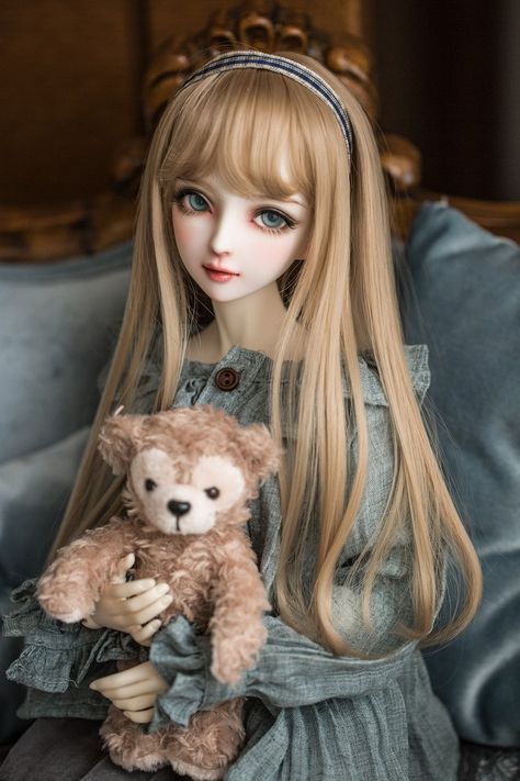 Wigs for BJD Dolls - BJD Accessories, Dolls - Alice's Collections Blythe Bebek, Bjd Dolls Girls, Enchanted Doll, Kawaii Doll, Realistic Dolls, Beautiful Barbie Dolls, Smart Doll, Anime Dolls, Doll Repaint