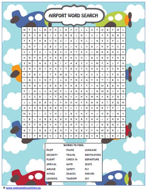 Games to Play at the Airport - Moms & Munchkins Airport Theme, Plane Games, Airplane Games, Fun Games To Play, Airplane Activities, Games For Pc, Simulator Games, Airplane Theme, Free Printable Games