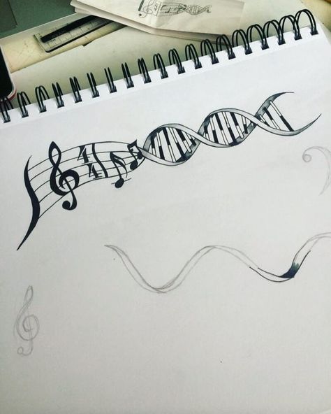 Tattoos For Music Lovers Unique, Music Note Art, Music Symbol Tattoo, Notes Tattoo, Journey Tattoo, 2023 Tattoo, Science Tattoo, Music Tattoo Sleeves, Piano Decor