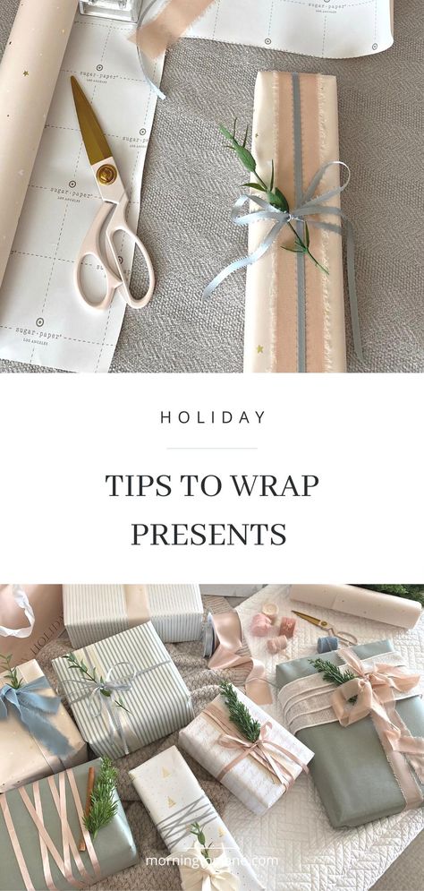 Ways To Wrap Presents, Ribbon Ideas For Presents, How To Wrap Gifts Like A Pro, Wrap Presents Ideas Creative, Christmas Present Ribbon Wrapping Ideas, Gift Wrap Large Presents, Wrapping Large Presents, How To Put Ribbon On Gift Boxes, How To Wrap Christmas Presents