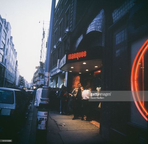 News Photo : The Marquee Club on Wardour Street in Soho,... Waterloo Sunset, Reading Festival, Building Aesthetic, Music Club, Rock Aesthetic, London Aesthetic, Concert Venue, Soho London, London Clubs