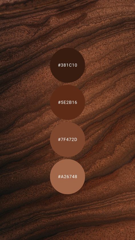 Earth Brown Color, Mood Board Brown Color Palettes, Chestnut Colour Palette, Chestnut Brown Color Palette, Brown Shades Palette, Brown Colors Aesthetic, Dark Brown Palette Colour Schemes, Wood Brown Color Palette, Mocha Interior Design