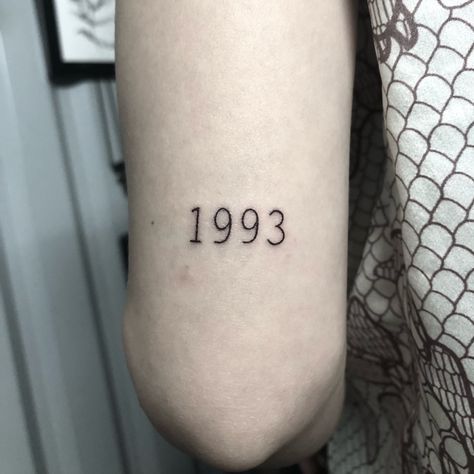 1993 Tattoo Ideas, 1993 Tattoo, E Tattoo, Little Tattoos, Mini Tattoos, Arm Tattoo, I Tattoo, Tattoo Quotes, Tatting