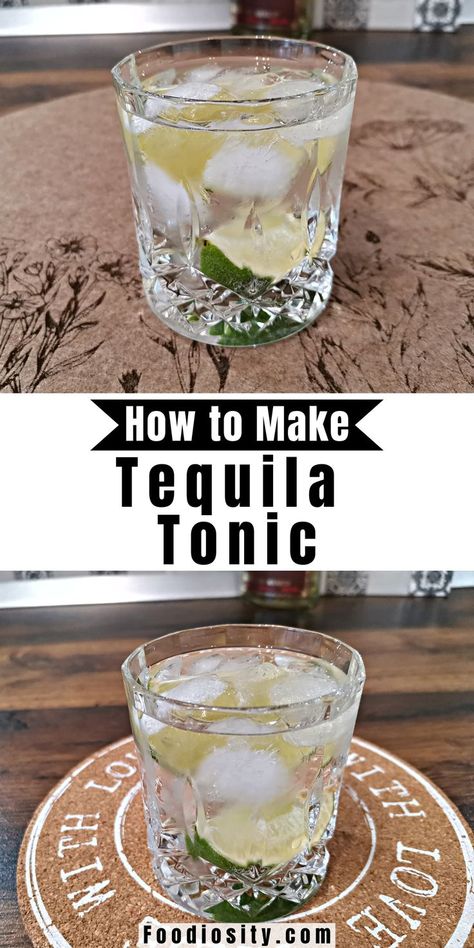 Check my recipe to see how easy it is to make a good Tequila Tonic! #TequilaTonic #TequilaTonicWater #TequilaAndTonicDrink Tequila Tonic Cocktail, Tonic Water Drinks, How To Make Tequila, Recipes For Beginners Easy, Most Popular Cocktails, Tonic Recipe, Easy Cocktail Recipes, Alcohol Free Drinks, Best Tequila