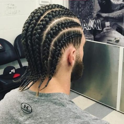 45 Best Cornrow Hairstyles For Men (2020 Braid Styles) Cornrows Men, Cornrow Braids Men, Straight Back Braids, Afro Hairstyles Men, Braid Styles For Men, Cornrow Hairstyles For Men, Bryce Harper, Black Men Hairstyles, Mens Braids