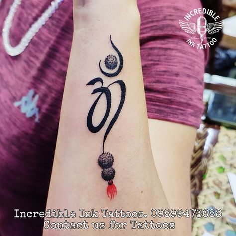 Tattoo For Boys, Aigiri Nandini, Arabic Tattoos, Fingerprint Tattoos, Indian Tattoo Design, Mother Son Tattoos, Mahadev Tattoo, Small Neck Tattoos, Om Tattoo Design