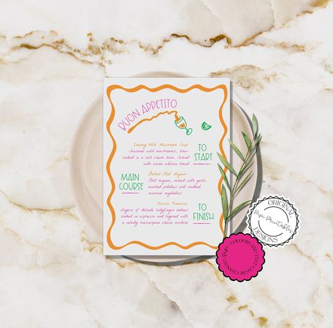 Scribble Illustrated Bridal Shower Menu Printable Unique Event Menu Hand Drawn Illustrations Dinner Party Menu Handwritten Wedding Menu 444 by PipiPrintables on Etsy Bachelorette Menu Ideas, Menu Handwritten, Bridal Shower Menu, Handwritten Wedding, Menu Printable, Event Menu, Printable Menu, Dinner Party Menu, Party Menu