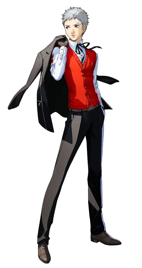 Akihiko Sanada Art - Persona 3 Reload Art Gallery Akihiko Sanada, Persona 3 Reload, Animated Clothes, Shin Megami Tensei Persona, Persona 3, Persona 4, Keys Art, Boy Poses, Game Character Design