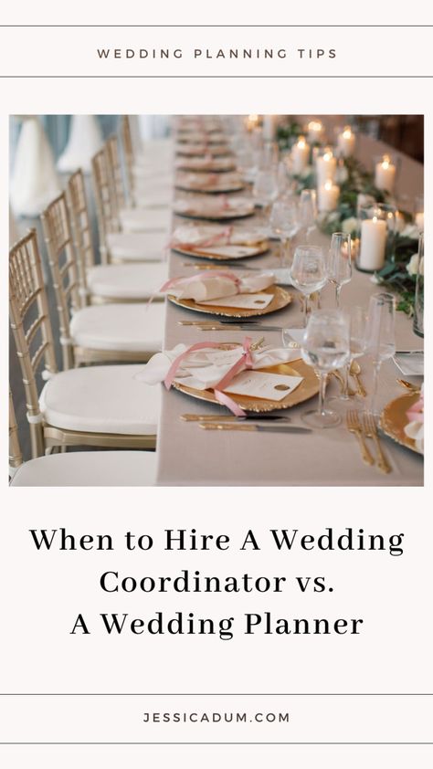 When to Hire a Wedding Coordinator vs. a Wedding Planner | Jessica Dum Wedding Coordination Day Of Wedding Coordinator, Preppy Wedding, Bride Planning, Wedding Planning Tools, Planner Tips, Plan My Wedding, Natural Light Photography, Southern Weddings, Planning Tips