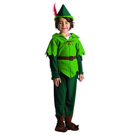 Peter Pan Costume - Size Small 4-6 *** You can find more details by visiting the image link. Disfraz Peter Pan, Peter Pan Costume Kids, Peter Pan Hat, Peter Pans, Peter Pan Costume, Tale Dress, Costume For Kids, Fairy Tales For Kids, Green Tunic