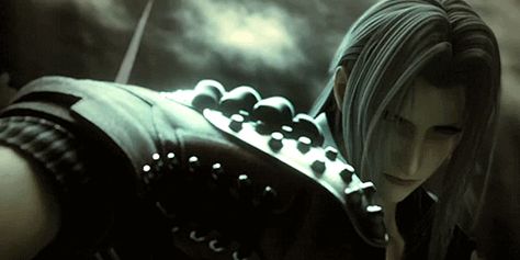 Final Fantasy Sephiroth, Final Fantasy Collection, Final Fantasy Vii Remake, Final Fantasy Art, Banner Gif, Fantasy Male, Dark Lord, Final Fantasy Vii, Smash Bros