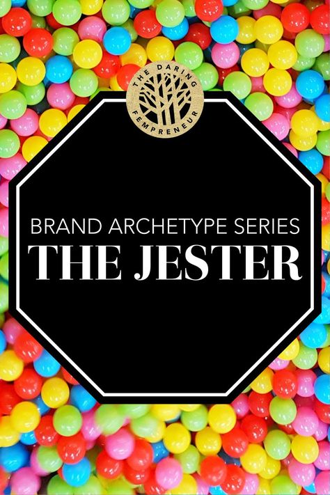 Brand Archetype Series: The Jester Jester Brand Archetype, Jester Archetype, The Jester, Dark Circus, Brand Archetypes, Build A Brand, Tina Fey, Bold Color Palette, Ben And Jerrys