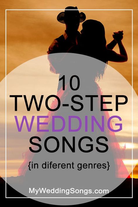 10 Two-Step Wedding Songs In Different Genres | My Wedding Songs Two Step Dance, Country Swing Dance, Wedding Dance Music, Wedding Music Band, Country Line Dancing, Steps Dance, Wedding Playlist, 2014 Wedding, Funny Wedding Photos