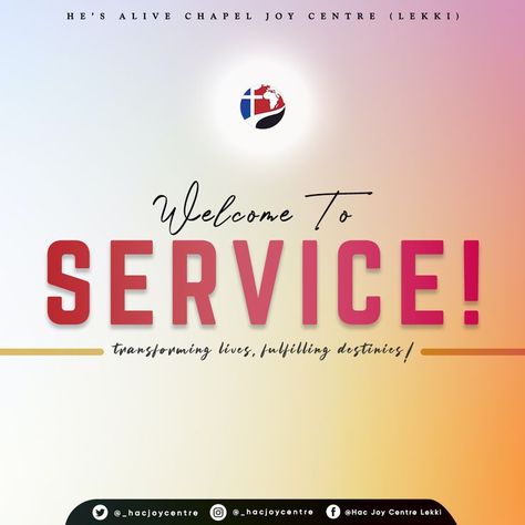 'Welcome to Service' church poster design Welcome To Church, Flyers Design, Church Graphics, Church Poster Design, Church Poster, Church Graphic Design, Church Design, Post Ideas, Graphics Design