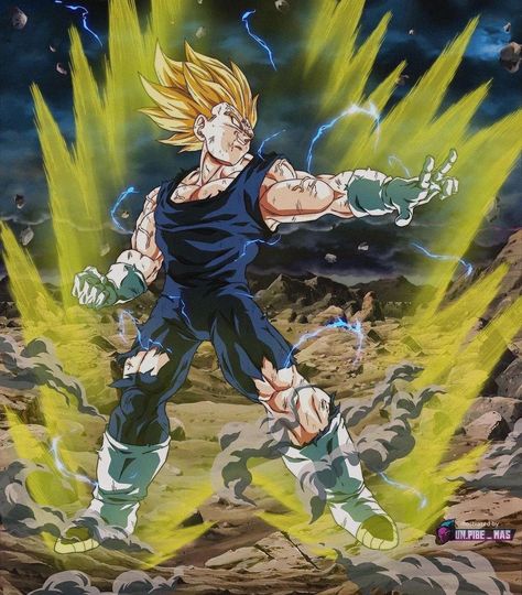 Majin Vegeta, Dragon Ball Tattoo, Retro Gaming Art, Dragon Ball Art Goku, Twitter Link, Dragon Ball Super Goku, Dbz Art, Dragon Ball Image, Anime Dragon Ball Goku