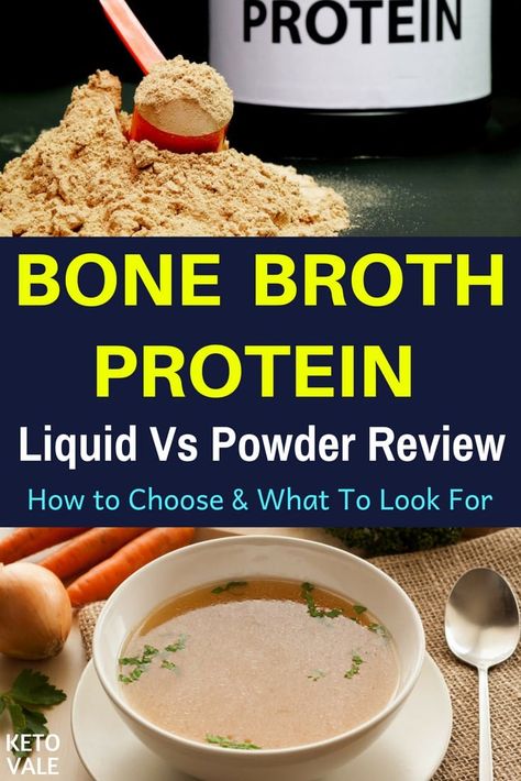 Soup For Sick, Bone Broth Diet, Bone Broth Powder, Chicken Honey, Bone Broth Recipe, Quick And Easy Soup, Liver Diet, Best Protein Powder, Detox Soup