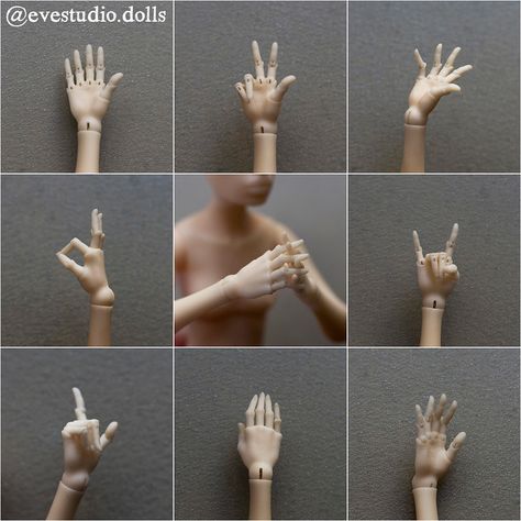 1/6 Articulate Hands! | We accept pre-orders for the hands! … | Flickr Doll Hands, Bored Jar, Sculpting Tutorials, Doll Making Tutorials, Ball Jointed Doll, Silicone Dolls, Barbie Diy, Clay Art Projects, Doll Tutorial