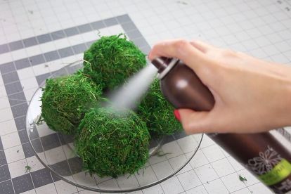 Pottery Barn Knock Off DIY Moss Ball - Dollar Tree | Hometalk Pottery Barn Mirror Hack, Diy Moss Ball, Pottery Barn Mirror, Diy Moss, Moss Ball, Moss Decor, Pottery Barn Inspired, Eat Pray Love, Moss Balls