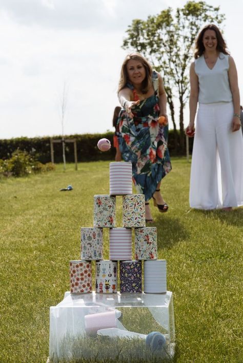 Wedding Yard Games, Tin Can Alley, Reception Games, Garden Wedding Reception, Garden Games, Tipi Wedding, Wedding Activities, Wedding Entertainment, Garden Parties