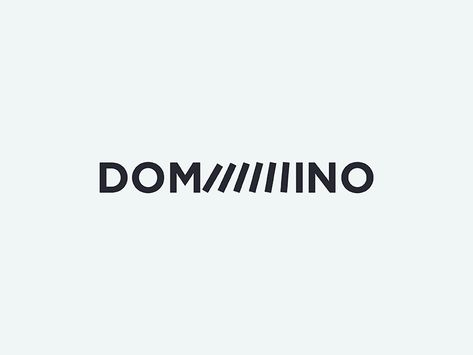 Domino Logo Domino Effect Graphic Design, Domino Graphic Design, Dominos Logo, Logotype Animation, Domino Design, Animated Logo Design, Musical Logo, Logo Motion, Logo Tutorial