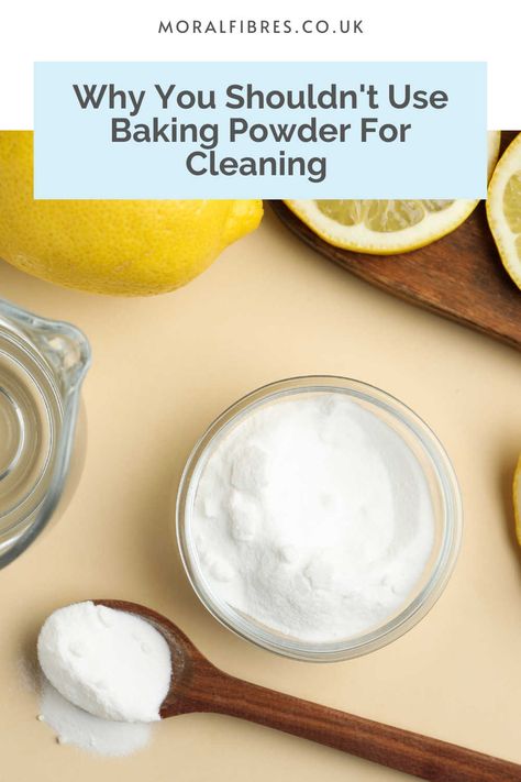 Baking Powder For Cleaning, White Vinegar Cleaning, Green Cleaning Recipes, Vinegar Cleaner, Baking Power, Natural Cleaning Recipes, Clean Baking, Baking Powder Uses, Baking Soda Cleaning