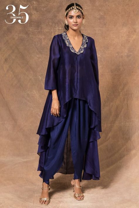 Modern Indian Fashion, Designer Kurta, Kaftan Designs, Kurta For Women, Dhoti Pants, Indo Western Dress, Salwar Kamiz, 35th Anniversary, Designer Party Wear Dresses