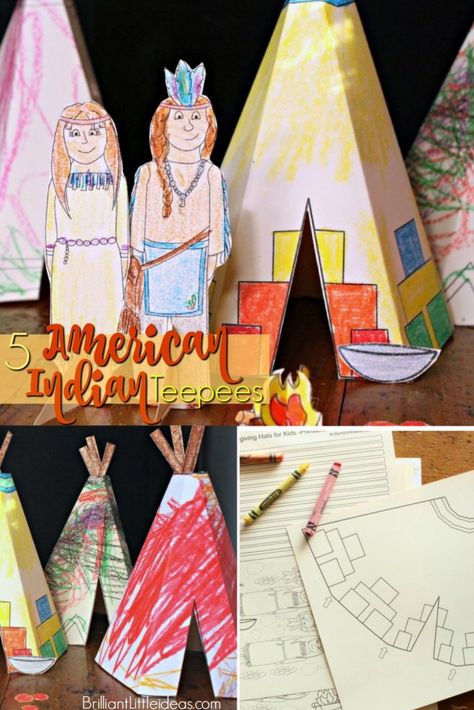 Teepee Art, Indian Thanksgiving, Native American Houses, Indian Teepee, Thanksgiving Coloring Sheets, Pilgrims And Indians, Native American Teepee, Travel Humor Quotes, Thanksgiving Coloring