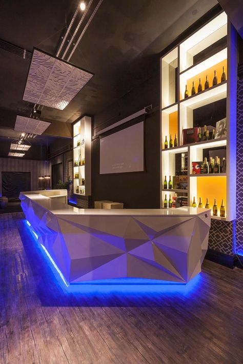 Bar/ Lounge Interior Design Restaurant Counter Design, Restaurant Counter, Bar Counter Design, Café Design, Lounge Interiors, Nightclub Design, Bar Interior Design, Home Bar Designs, Mini Bars