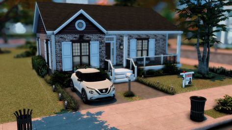 Sims 4 Houses 1 Bedroom, Sims 4 Atlanta House, Sims 4 Houses Builds, Starter Homes Sims 4, Sims 4 Cc Starter Home, Sims 4 House Lot Download, Urban Houses Sims 4, Sims 4 Houses Urban, Windows Sims 4 Cc Patreon