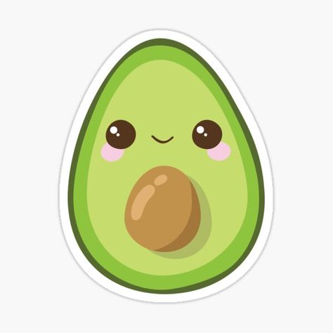 Sin duda hay un bombo sobre el aguacate en este momento pero, ¿puedes culparlo? El aguacate es el mejor. • Millones de diseños originales hechos por artistas independientes. Diseños con personalidad. Cute Printable Stickers Avocado, Pastel Green Stickers Aesthetic Printable, Avocado Cartoon, Homemade Stickers, Art Articles, Aesthetic Sticker, Cute Avocado, Green Sticker, Stickers Redbubble