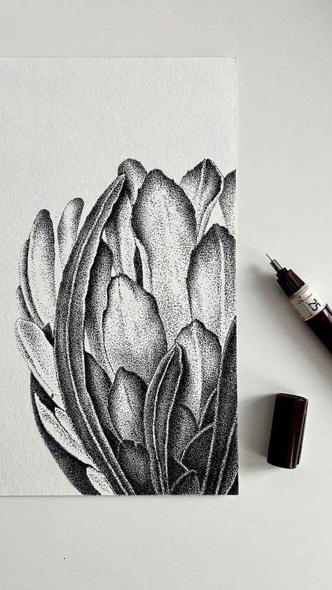 Dot Art With Black Pen, Black Pen Illustration, Ink Stippling Drawing, Fine Point Pen Drawings, Black Fineliner Art, Black Pen Sketches Aesthetic, Dot Work Drawing, Black Pen Art Work, Pen Dot Drawing