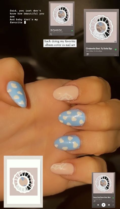 Mac Miller Inspired Nails, Mac Miller Nails Ideas, Mac Miller Nails, Mac Nails, Nails Inspired, Inspired Nails, Really Cute Nails, Mac Miller, Nails Ideas