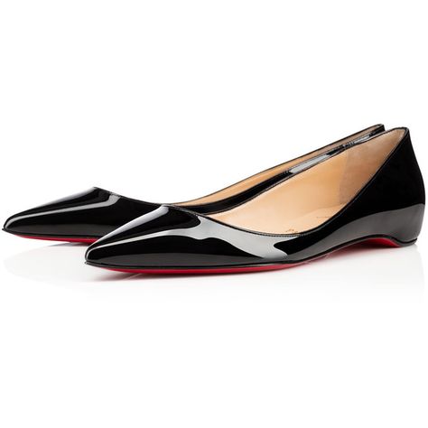 Christian Louboutin Rocket Flat ($625) ❤ liked on Polyvore featuring shoes, flats, christian louboutin, louboutins, black, black patent flats, flat shoes, black flats, black flat shoes and christian louboutin shoes Christian Louboutin Flats, Louboutin Sandals, Louboutin Flats, Louboutin Online, Black Pointed Toe Flats, Black Patent Leather Flats, Black Patent Leather Shoes, Christian Louboutin Boots, Black Flats Shoes