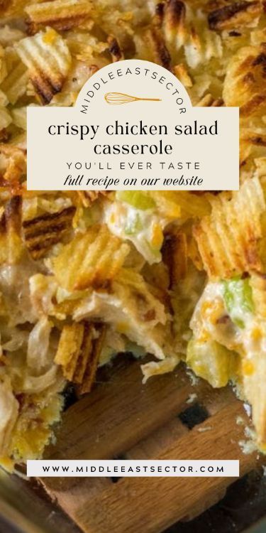 Elevate your salad game with our Crispy Chicken Salad Casserole – a fusion of crispiness and freshness that transforms a classic salad into a comforting casserole. Packed with golden-brown, crunchy chicken tenders, vibrant greens, and a medley of colorful veggies, this dish is a celebration of textures and flavors. Whether you're craving a hearty lunch or a flavorful dinner, this casserole brings a satisfying twist to the world of salads. Crunchy Chicken Casserole, Crispy Chicken Salad Casserole, Crunchy Chicken Salad, Glorified Chicken Casserole, Crispy Crunchy Chicken + Rice Herb Salad, Crunchy Chicken Tenders, Crispy Chicken Salads, Green Lettuce, Hearty Lunch