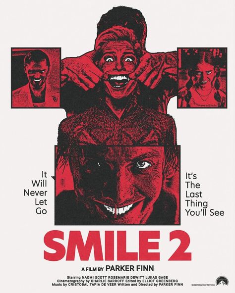 Street Dreams Movie Poster, Smile Demon Movie, Smile 2 Movie Poster, Smile 2 Movie, Smile Movie Poster, Old Horror Movie Posters, Taken Movie, Smile Horror Movie, Horror Movie Posters Vintage