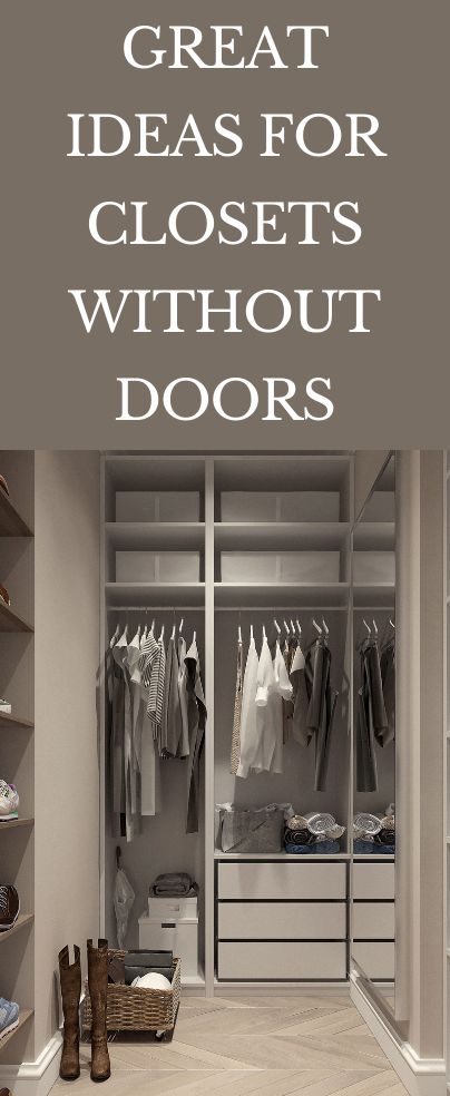 Doorless Walk In Closet, Bedroom Closets Without Doors, Covering A Closet With No Door, Bedroom Closet Without Doors, Closet Cover Ideas, Walk In Closet No Door, Closet No Doors Ideas, Hall Closet Door Ideas, Closet Without Doors Ideas Bedrooms