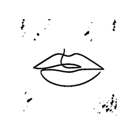 #lipsdrawing #lipart #lips #lipslove #lipslover #lipillustration Tattoo Of Lips Outline, Outline Lips, Lip Outline, Lips Illustration, Drawing Lips, Linear Illustration, Lips Drawing, Lip Tattoos, Lip Art