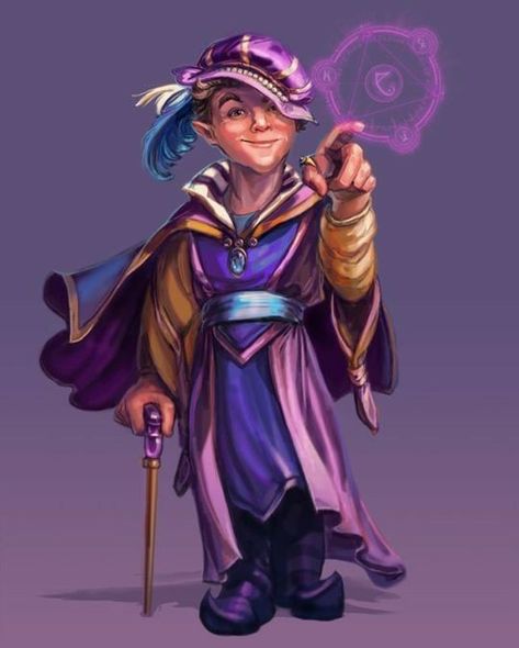 Gnome Wizard, Fantasy Wizard, Dungeons And Dragons Art, Character Portrait, Heroic Fantasy, Dungeons And Dragons Game, Fantasy Races, Dungeons And Dragons Characters, Concept Art Character